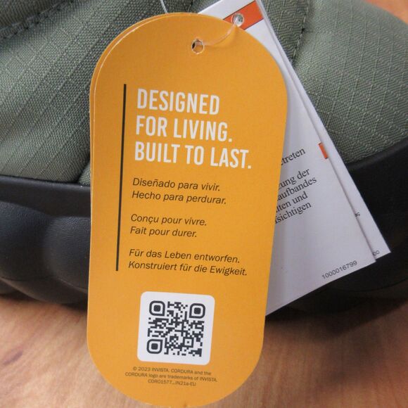 CROCS Overpuff Cordura Shorty Shoes Boots Booties Womens 8 Moss Green Black NWT - Picture 9 of 13